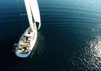 bateau à voile elan 45 impression d'en haut voiliers voiles